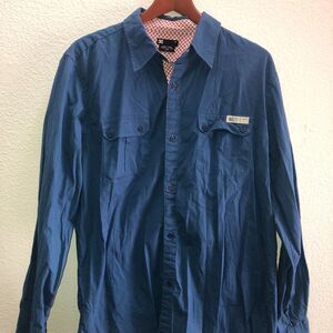 Vintage DC Shoes Embroidery Button Down Shirt VTG Skater Skateboarding Large